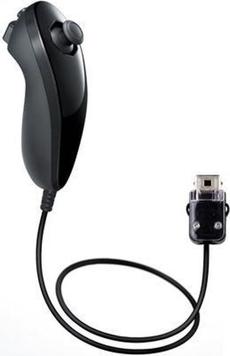 zwart nunchuck controller voor wii