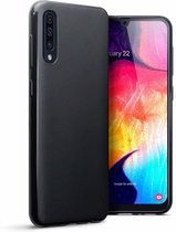 Hoesje Silicone Hoesje Flexible & Scratch Resistent TPU Case Hoesje Geschikt Voor Samsung Galaxy A50s/A30s - Zwart
