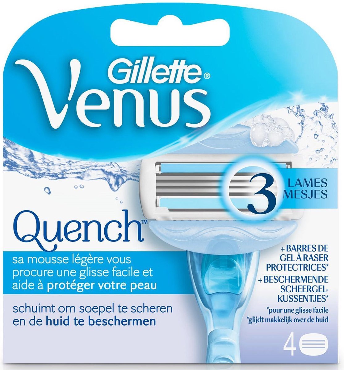 Venus Quench 4 stuks scheermesjes RF