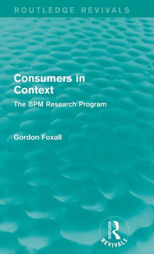 Consumers in Context - cover