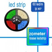 DiamantLED - Extra Lang - LED Strip RGB-Rol van 20m los - type 5050 - 60 Led/m IP67 Waterdicht