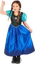 Disney Frozen Jurk Maat 116/22 - Prinses Anna - Kinderkostuum - Carnavalskleding