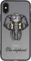 Dieren TPU Hoesjes Cases - Hoesje Geschikt voor iPhone X Olifant