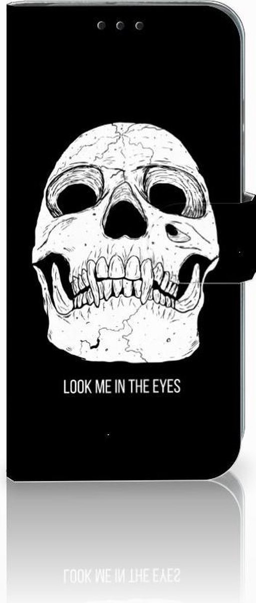 Telefoonhoesje met Naam Honor 10 Lite Skull Eyes