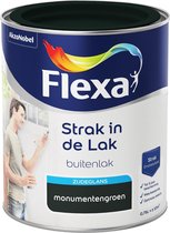 Flexa Strak in de Lak Zijdeglans - Buitenverf - Monumentengroen - 0,75 liter