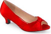 Pleaser Pink Label Pumps -44 Shoes- FAB-422 Paaldans schoenen Rood