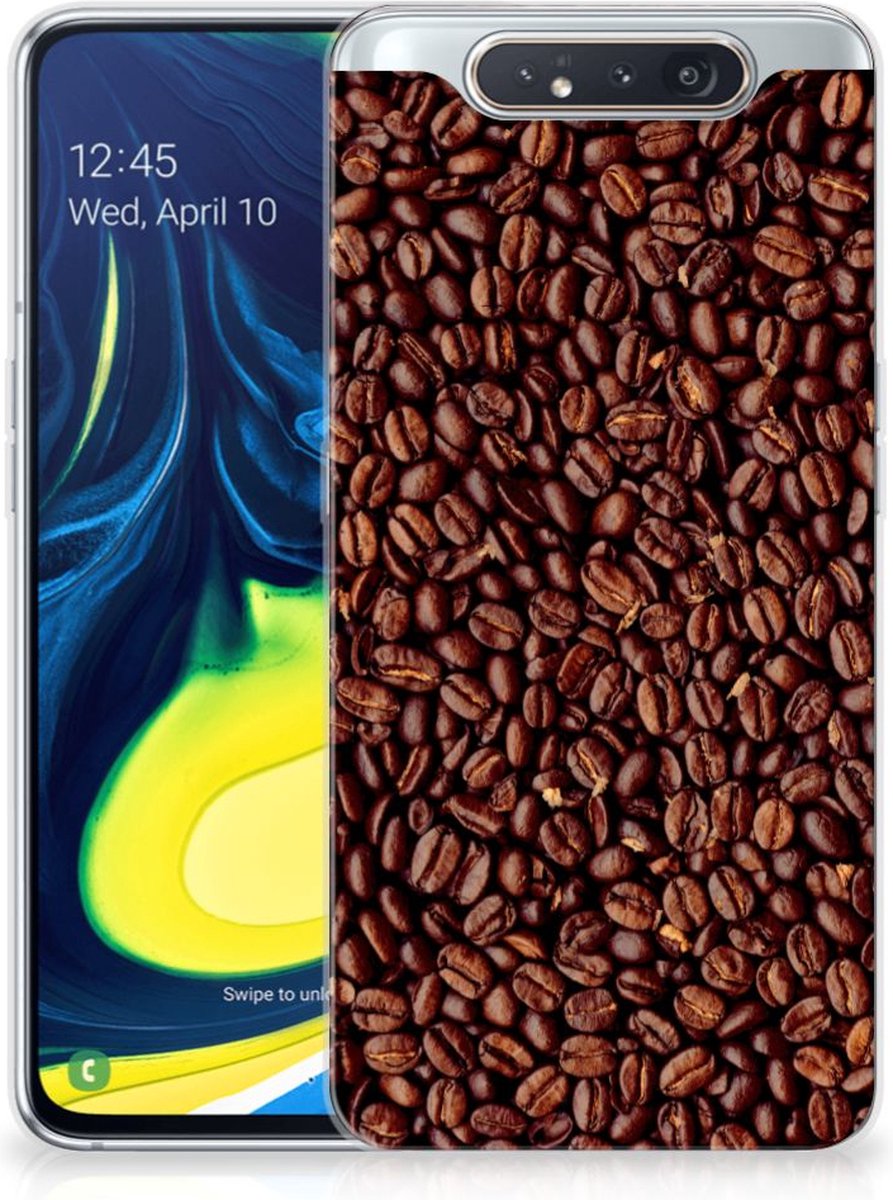 Samsung Galaxy A80 Siliconen Case Koffiebonen