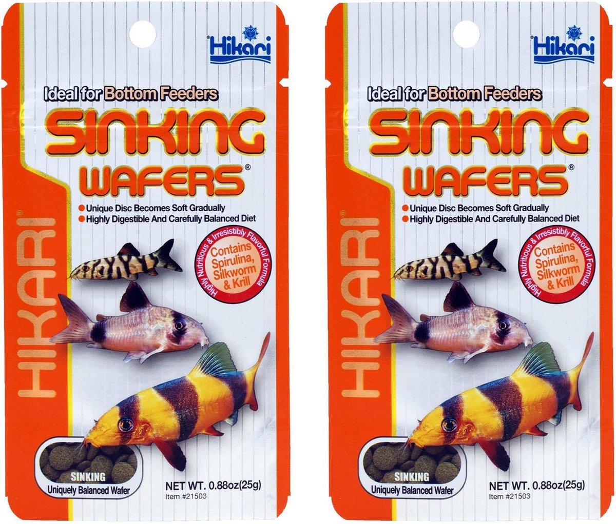 Hikari sinking wafers 25 gram per 2 verpakkingen