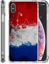 Geschikt voor iPhone Xs Max TPU-siliconen Hoesje Nederlandse Vlag