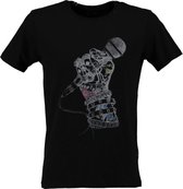 Replay zwart slim fit t-shirt - Maat S