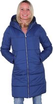 BJØRNSON FIA Winterjas Warm gewatteerd Dames - Maat 38 - Blauw