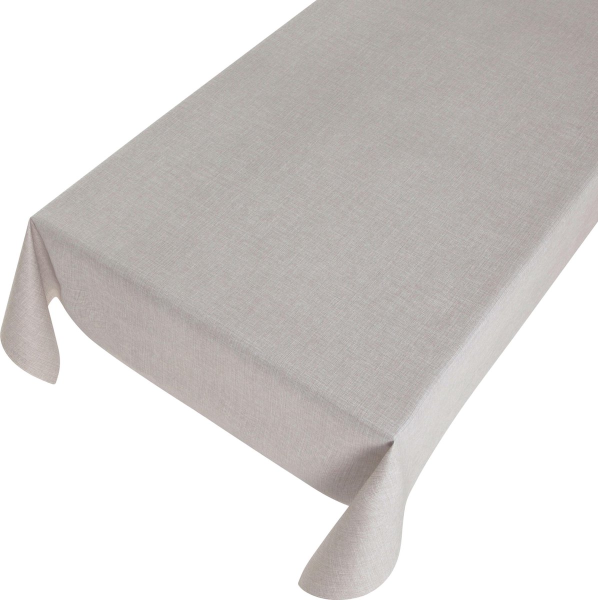 Tafelzeil Linen Look Zand - 140 x 150 cm
