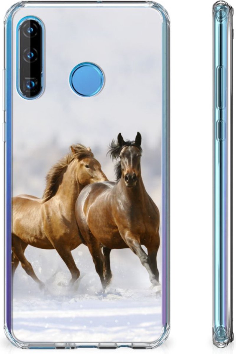 Huawei P30 Lite Case Anti-shock Paarden