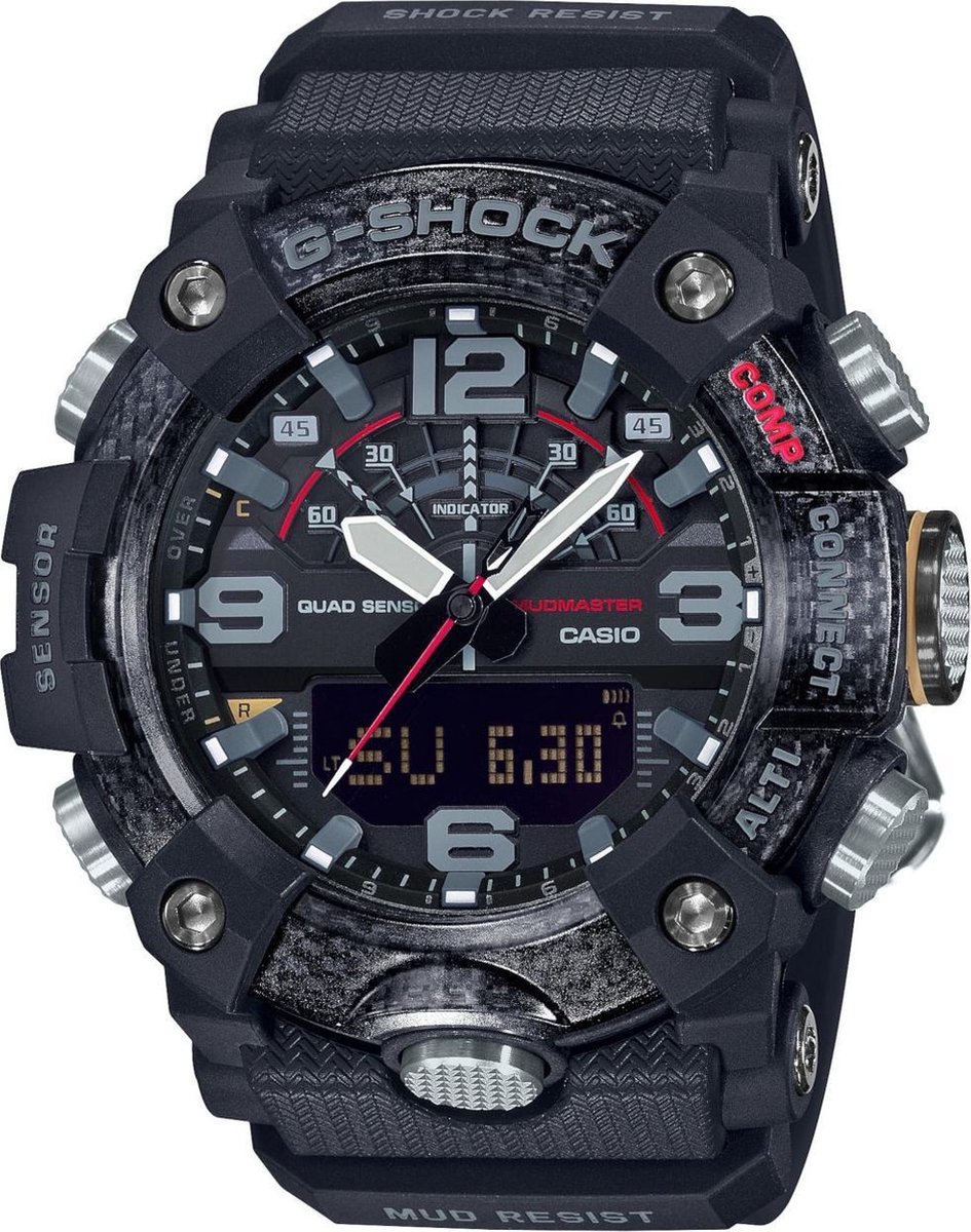 Casio G-Shock Mudmaster GG-B100-1AER Horloge - Kunststof - Zwart - Ø 50 mm