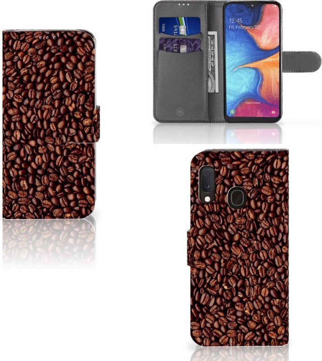 Samsung Galaxy A20e Book Cover Koffiebonen