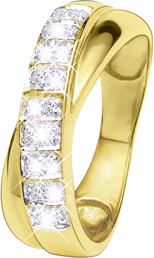 Bague en or jaune avec diamant