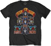 Guns N' Roses Heren Tshirt -S- NJ Summer Jam 1988 Zwart