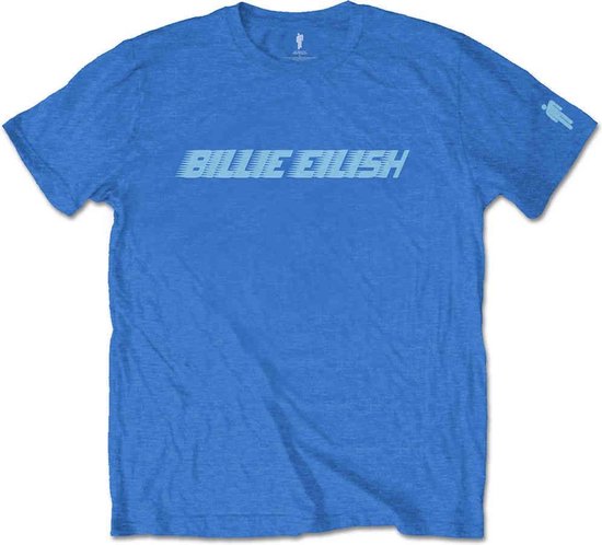 Billie Eilish Blue Racer Logo Heren T shirt XXL Blauw bol