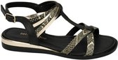 Sensunique -Dames -  zilver - sandalen - maat 37