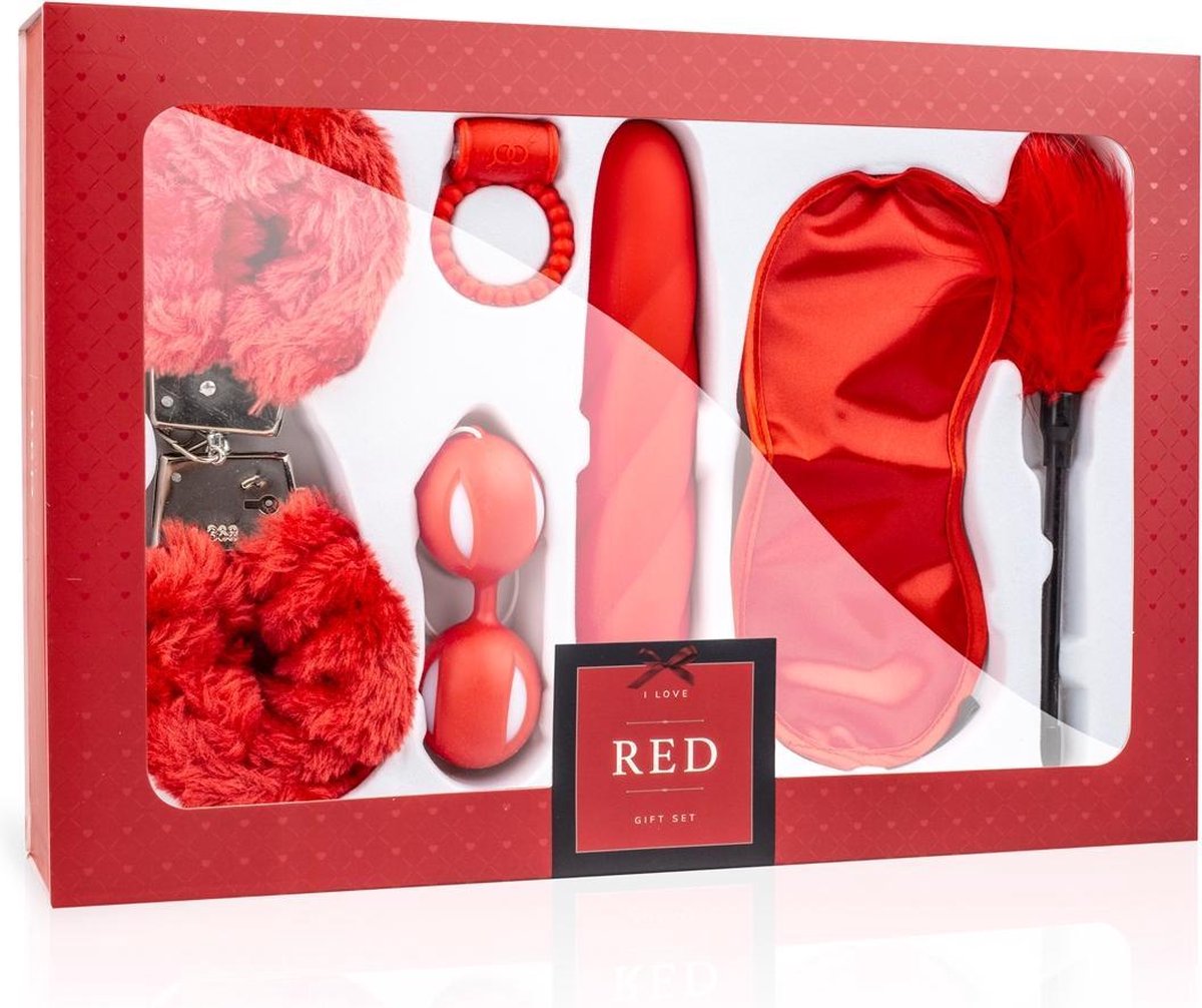 Loveboxxx I Love Red Cadeauset Sex Toys Voor Koppels Erotische Geschenkset Met 0996