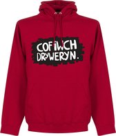 Cofiwch Dryweryn Wall Hoodie - Rood - S