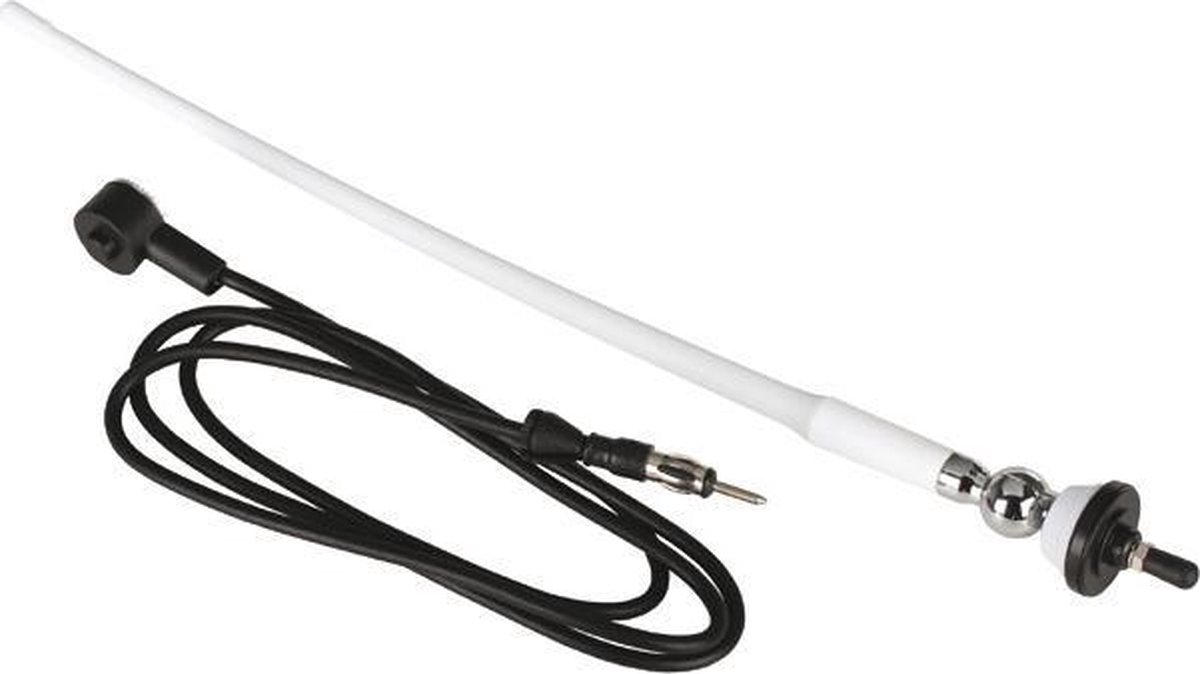 Boss Audio Systems rubberen witte Antenne MRANT12W