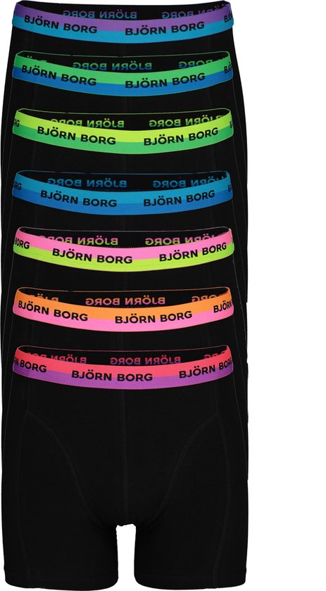 Bjorn Borg boxershorts Essential - 7-pack - solid neon - Maat XXL | bol.com