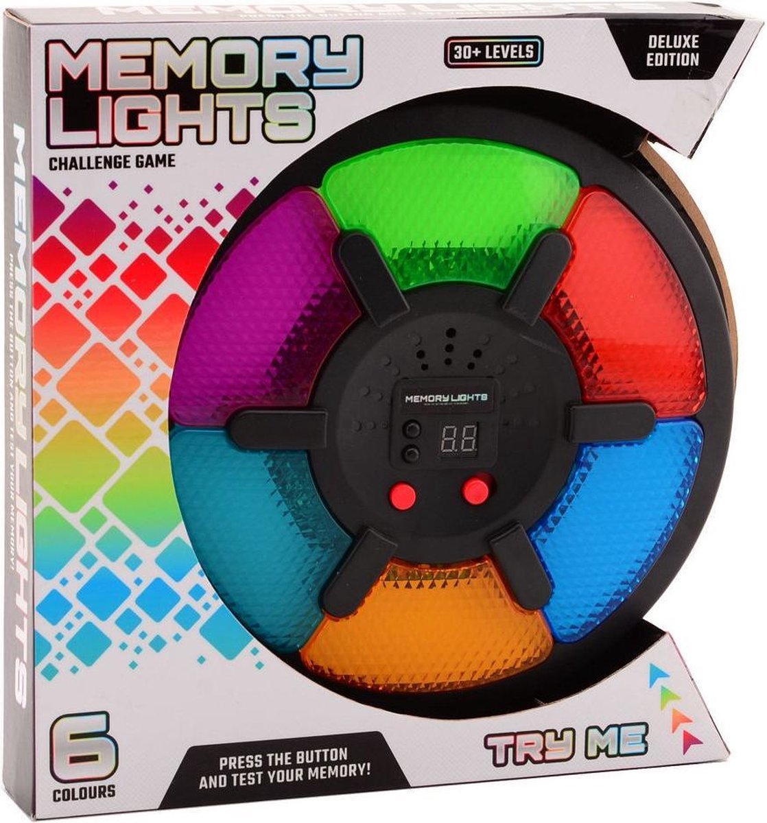 Johntoy Memo Memory Game Lights Édition Deluxe Avec Lumière Et Son 23 Cm |  bol
