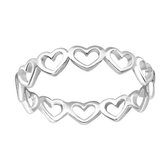 Jewelryz Hart Ring | 925 sterling zilver | Maat 17
