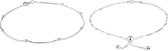 Selected Jewels Selected Gifts Dames Enkelbandje Zilver  - Zilverkleurig