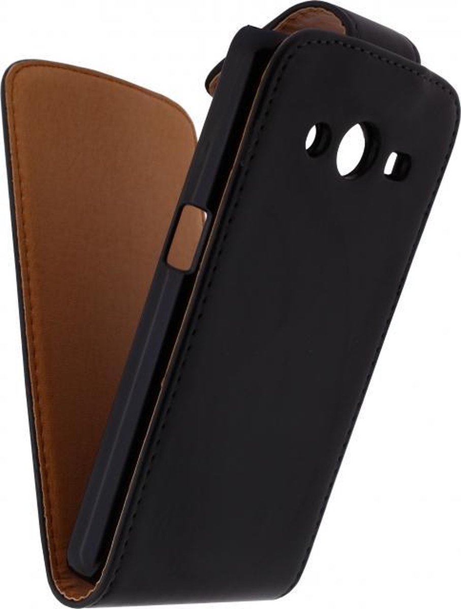 Xccess Leather Flip Case Samsung Galaxy Core II Black