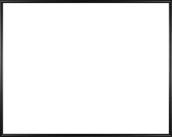 Homedecoration Easy - Cadre photo - Format photo 53x53 cm - Plastique - Zwart mat