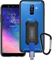 Armor X BX-Series Samsung Galaxy A6+ Robuust Hoesje Transparant Zwart