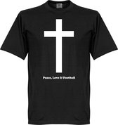 Peace, Love, Football T-shirt - L