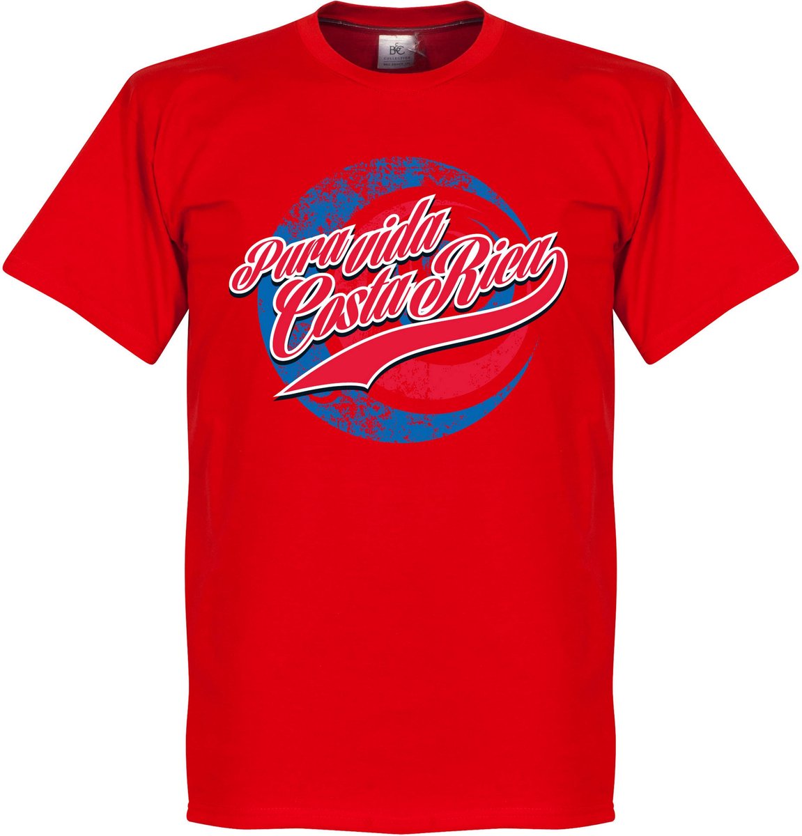 Pura Vida Costa Rica T-Shirt - Rood - XXL