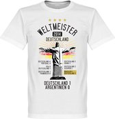 Duitsland Road To Victory T-Shirt WK 2014 - 5XL