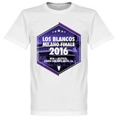 Real Madrid Los Blancos Milano Finale T-Shirt 2016 - XS