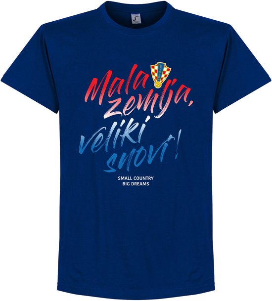 Kroatië Mala Zemlja, Veliki Snovi T-Shirt - Navy - XL