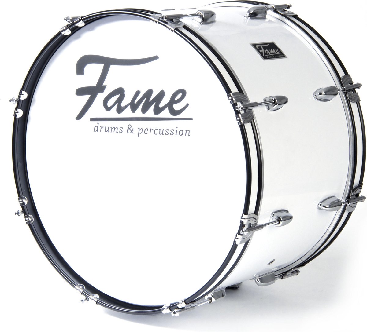 Fame Marching basDrum 18"x12", met Tragegordel & Beater - Marching bass drum