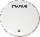 basDrum vel BD 28 12 H, 28", Marching, wit glatt, 1-ply