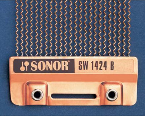 Foto: Sonor sw1424b snarenmat 14 brons 24 spiralen snare drum wire