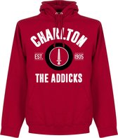 Charlton Athletic Established Hooded Sweater - Rood - M