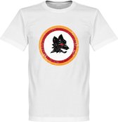 AS Roma Vintage Logo T-Shirt - Kinderen - 116