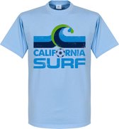 California Surf T-Shirt - Lichtblauw - XXL