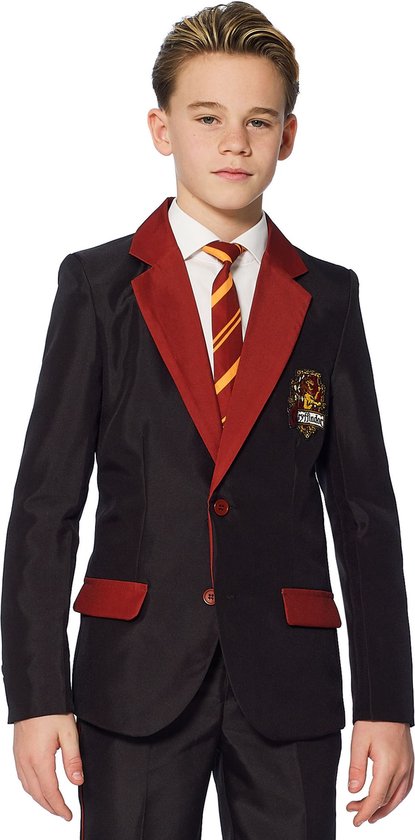 Suitmeister Harry Potter Gryffindor™ - Jongens Pak - Tovenaars Kostuum - Carnaval - Zwart - Maat M