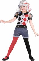 LUCIDA - Harlequin kostuum voor meisjes - M 122/128 (7-9 jaar)