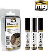 AMMO MIG 7511 Oilbrusher Soil Colors - Set Oilbrusher(s)