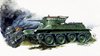 Zvezda - Soviet Tank Bt-5 (Zve6129) - modelbouwsets, hobbybouwspeelgoed voor kinderen, modelverf en accessoires