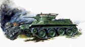 Zvezda - Soviet Tank Bt-5 (Zve6129) - modelbouwsets, hobbybouwspeelgoed voor kinderen, modelverf en accessoires