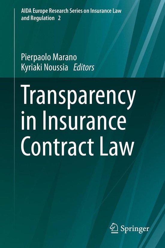 Law and Criminology (R0) - Transparency in Insurance Contrac ... - cover